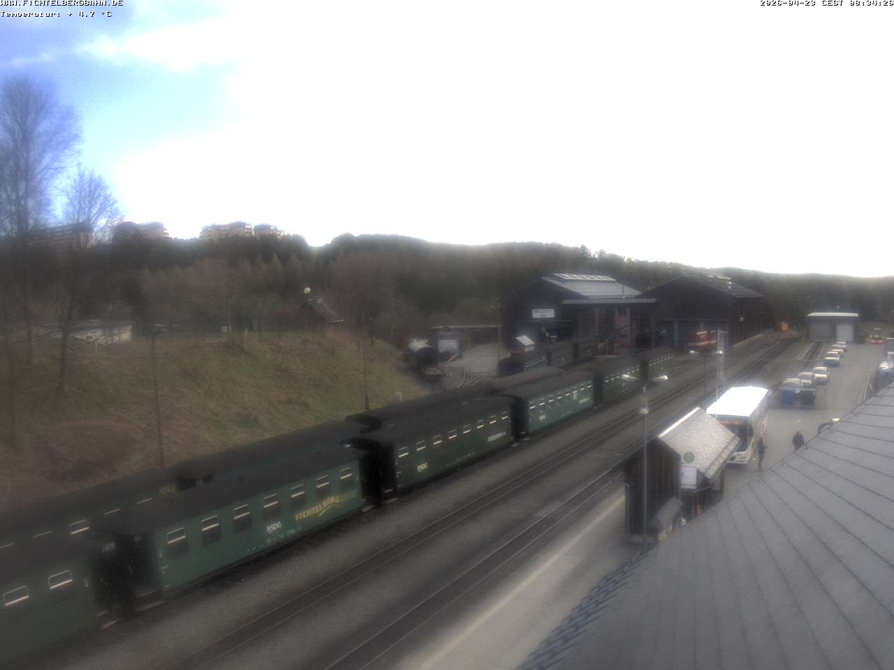 Archiv Foto Webcam Oberwiesenthal Bahnhof