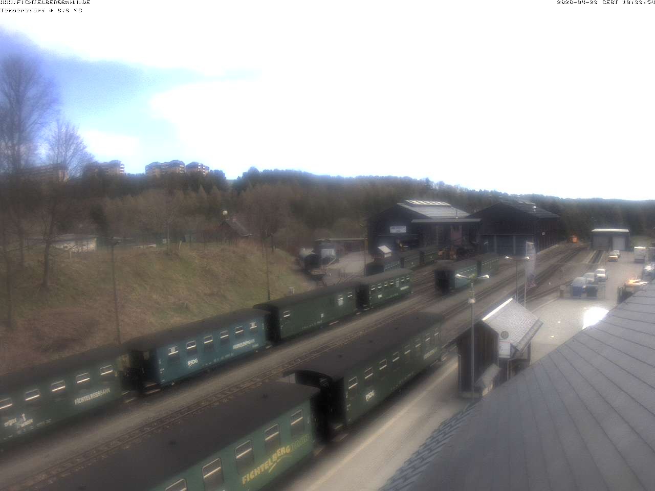 Archiv Foto Webcam Oberwiesenthal Bahnhof