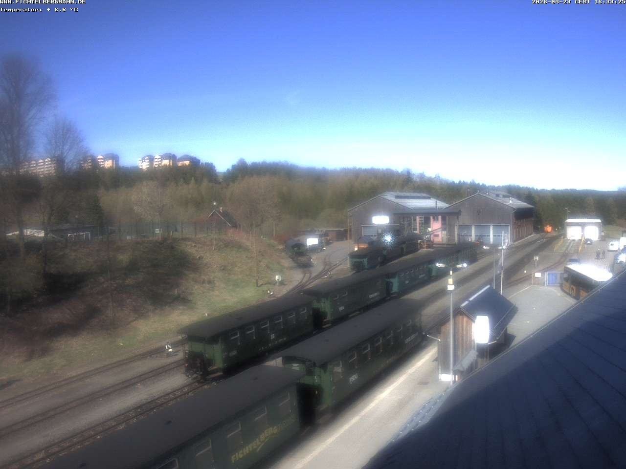 Archiv Foto Webcam Oberwiesenthal Bahnhof