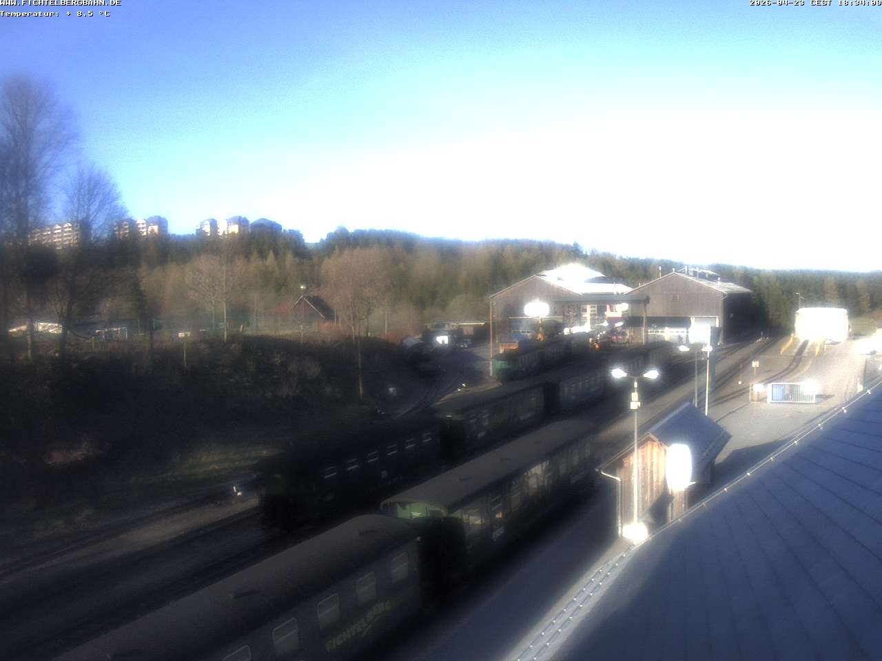 Archiv Foto Webcam Oberwiesenthal Bahnhof