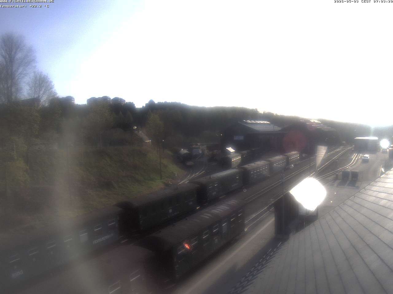 Archiv Foto Webcam Oberwiesenthal Bahnhof