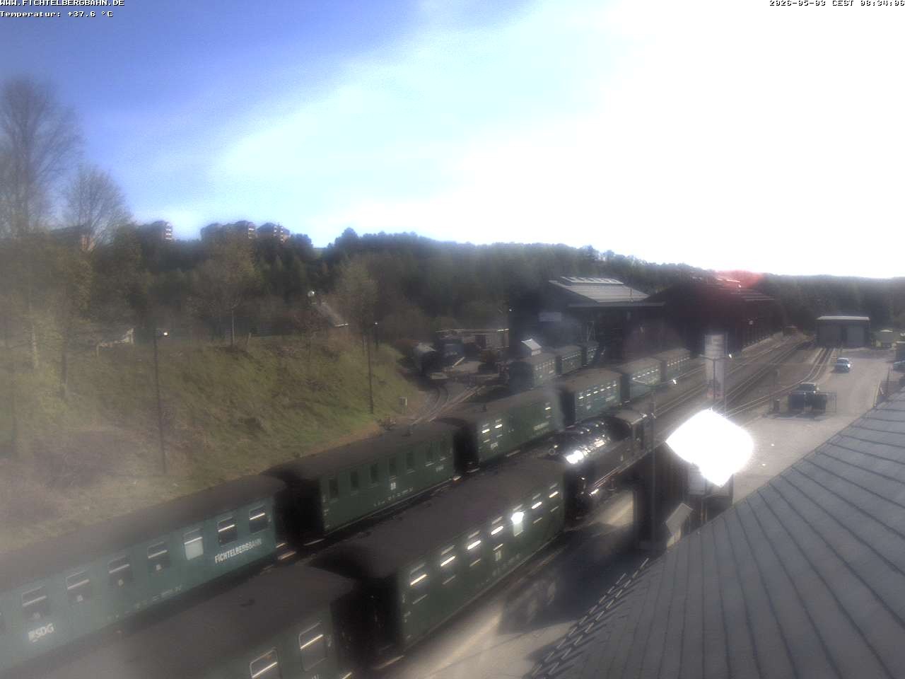 Archiv Foto Webcam Oberwiesenthal Bahnhof