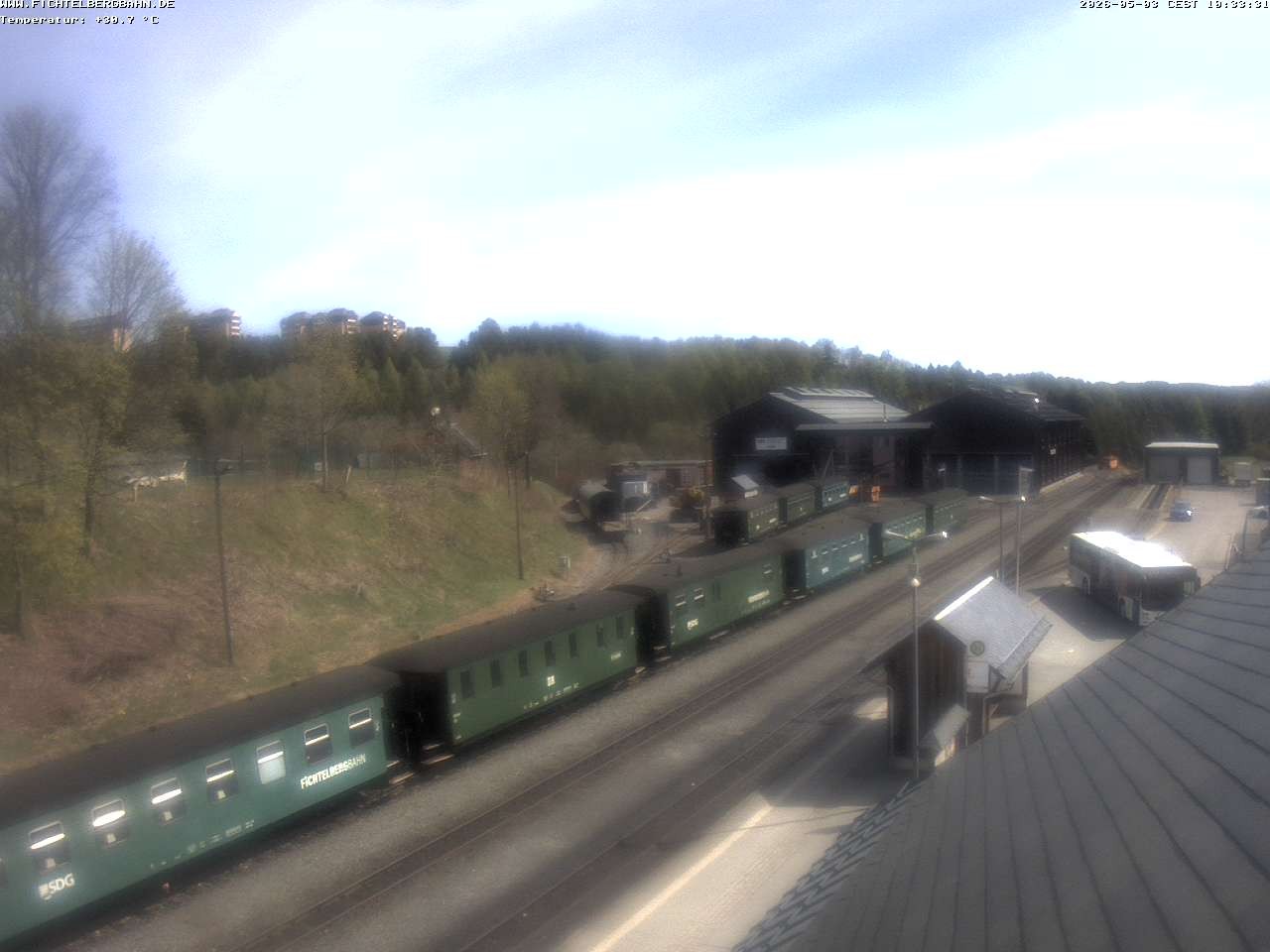 Archiv Foto Webcam Oberwiesenthal Bahnhof