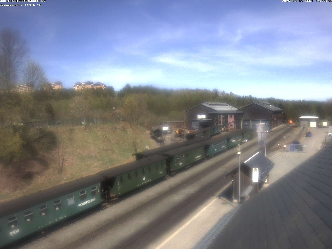 Archiv Foto Webcam Oberwiesenthal Bahnhof