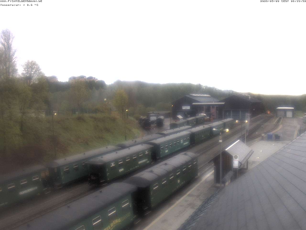 Archiv Foto Webcam Oberwiesenthal Bahnhof