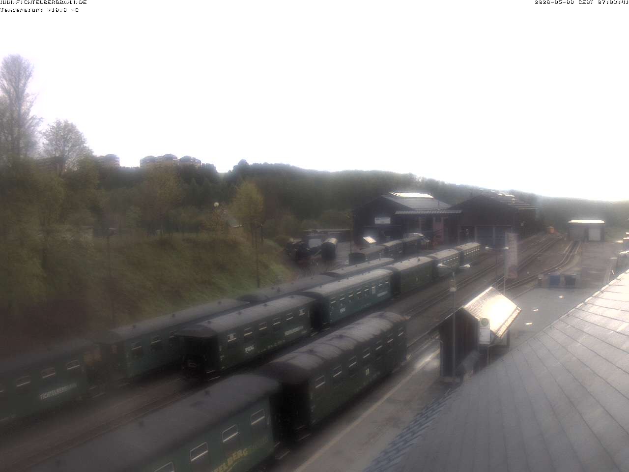 Archiv Foto Webcam Oberwiesenthal Bahnhof