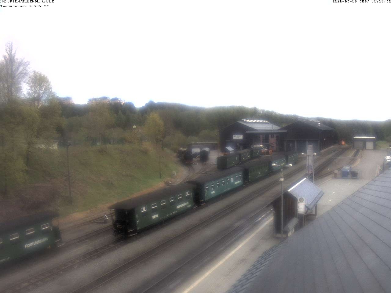 Archiv Foto Webcam Oberwiesenthal Bahnhof