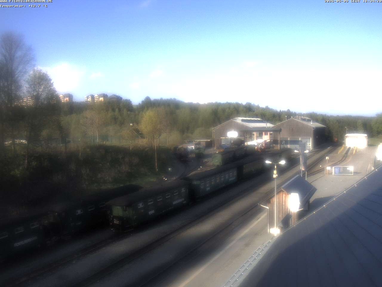 Archiv Foto Webcam Oberwiesenthal Bahnhof
