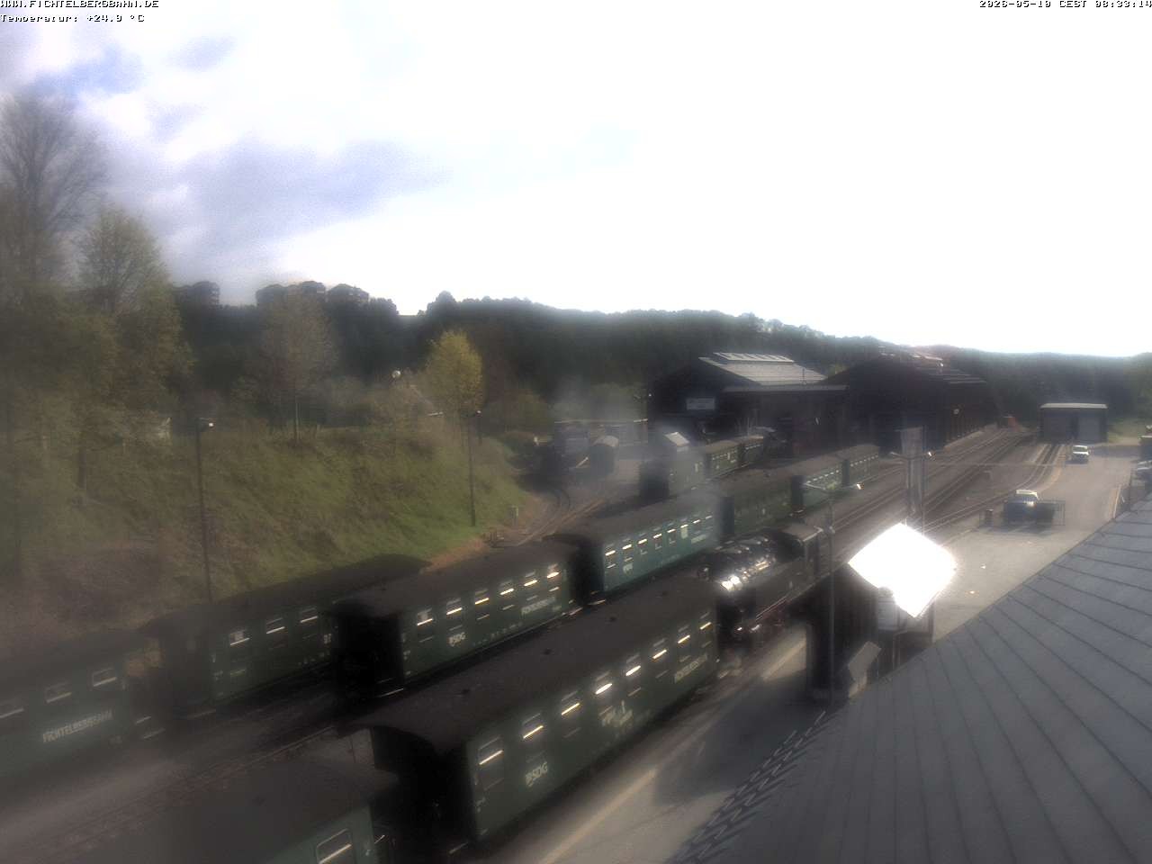 Archiv Foto Webcam Oberwiesenthal Bahnhof