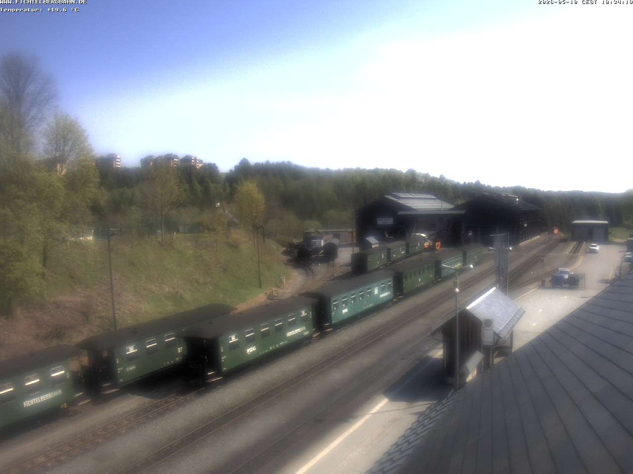 Archiv Foto Webcam Oberwiesenthal Bahnhof
