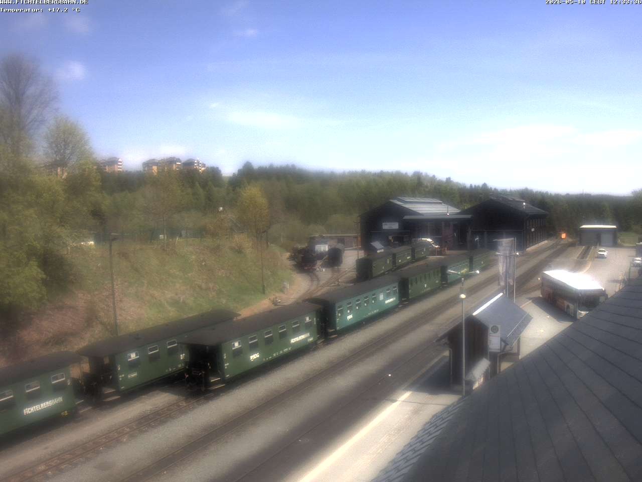 Archiv Foto Webcam Oberwiesenthal Bahnhof