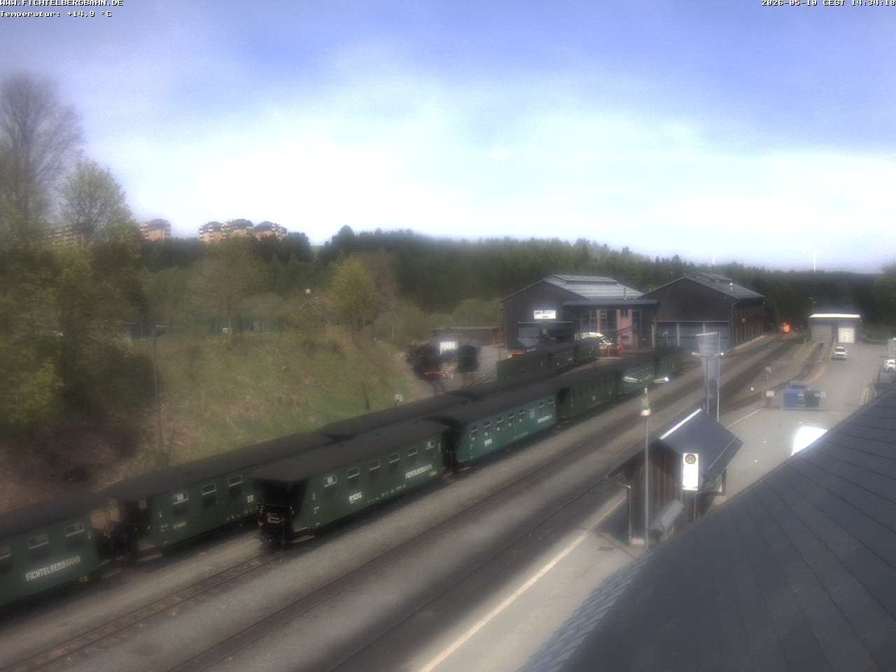 Archiv Foto Webcam Oberwiesenthal Bahnhof