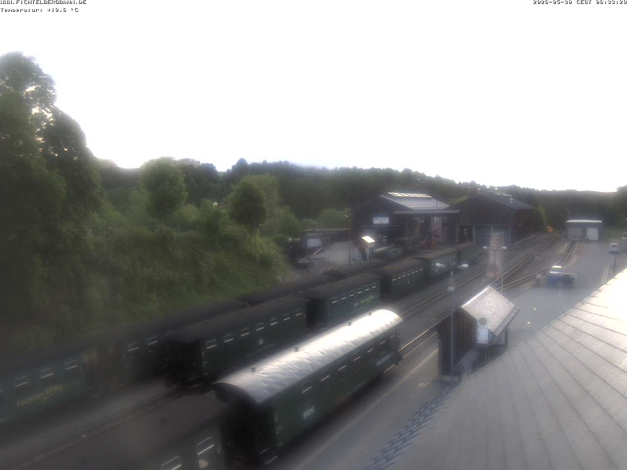 Archiv Foto Webcam Oberwiesenthal Bahnhof