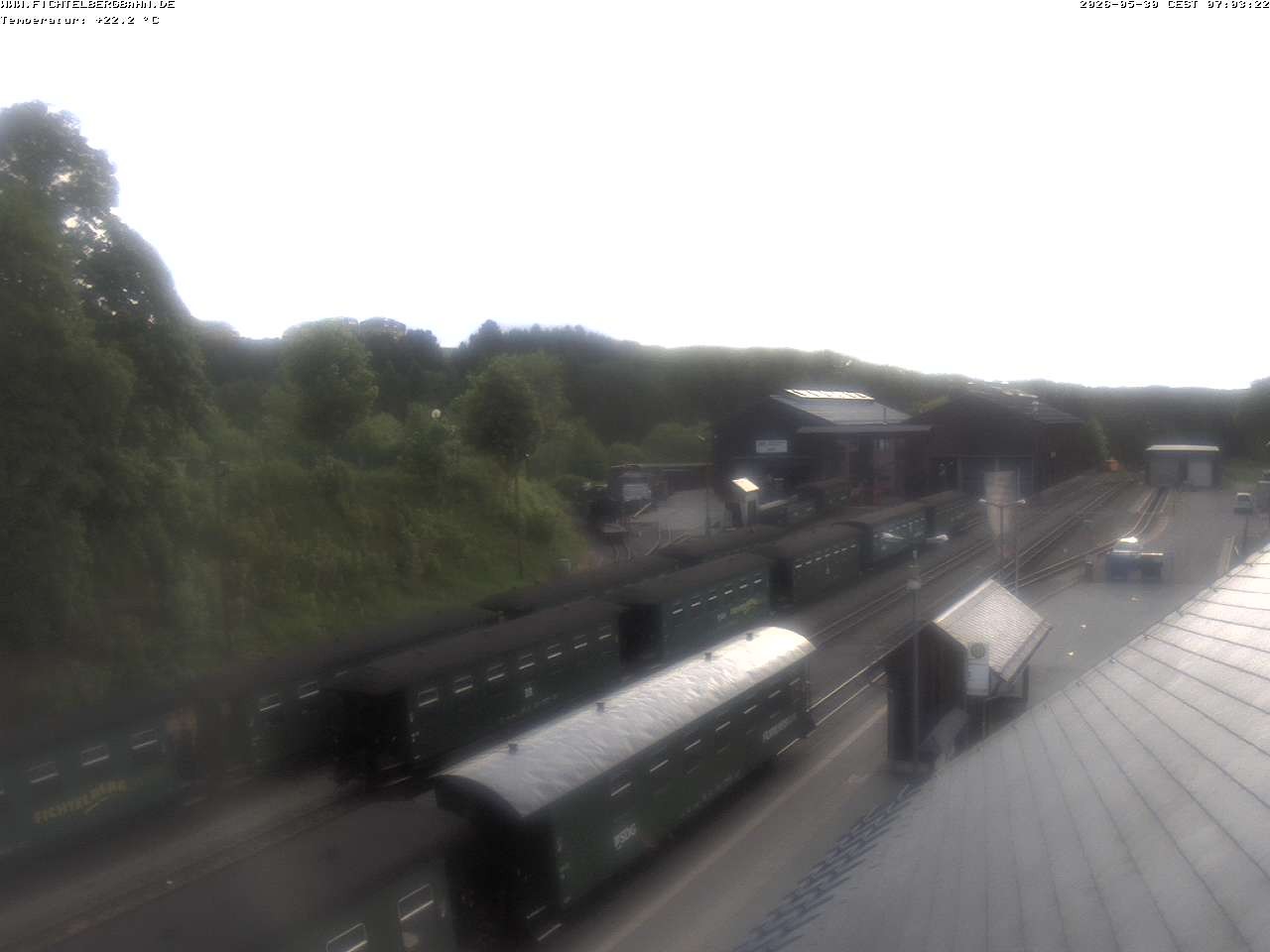 Archiv Foto Webcam Oberwiesenthal Bahnhof