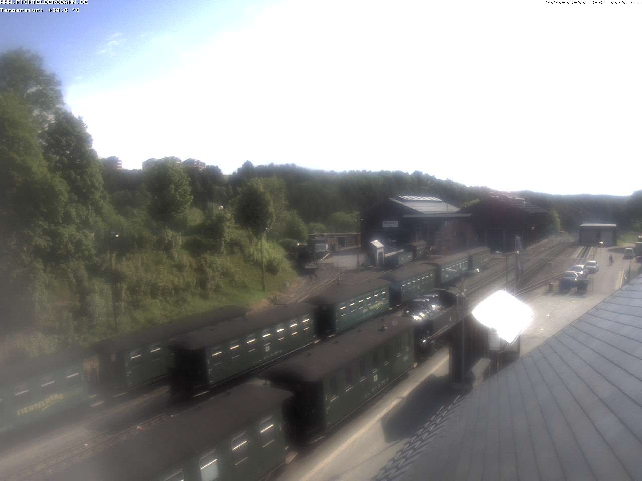 Archiv Foto Webcam Oberwiesenthal Bahnhof