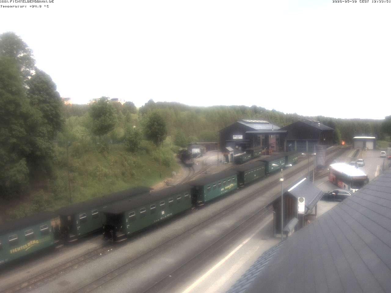 Archiv Foto Webcam Oberwiesenthal Bahnhof
