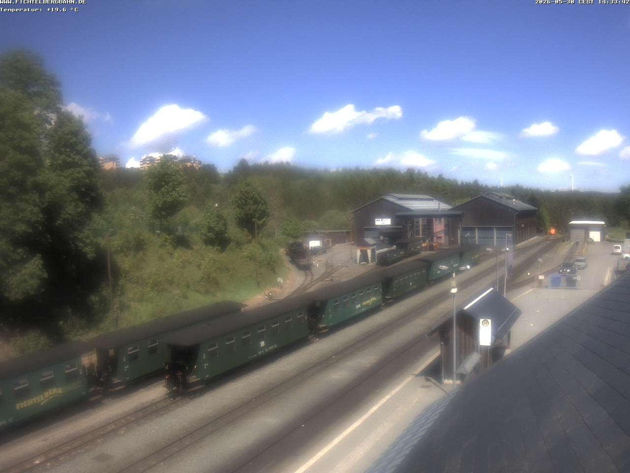 Archiv Foto Webcam Oberwiesenthal Bahnhof
