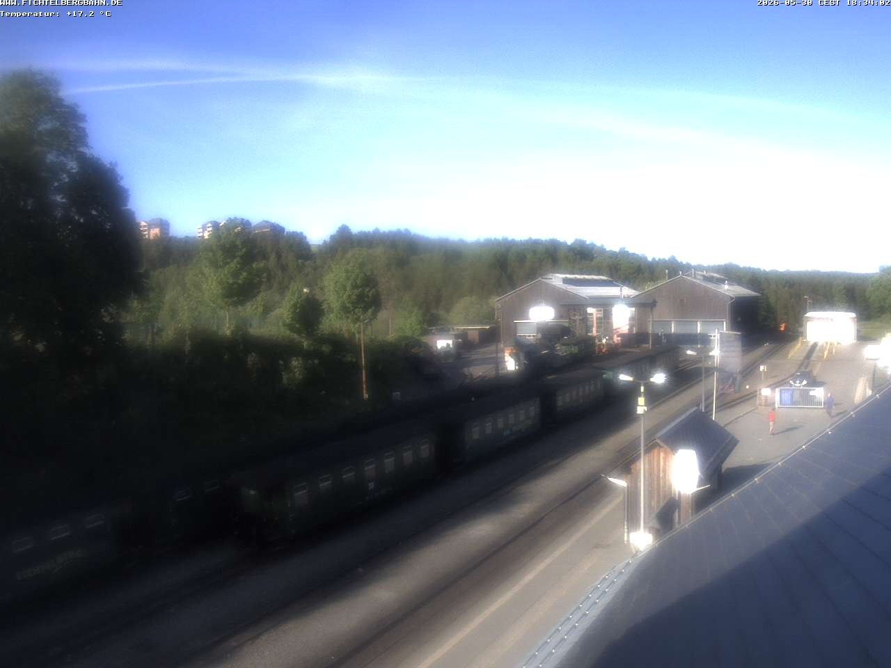 Archiv Foto Webcam Oberwiesenthal Bahnhof