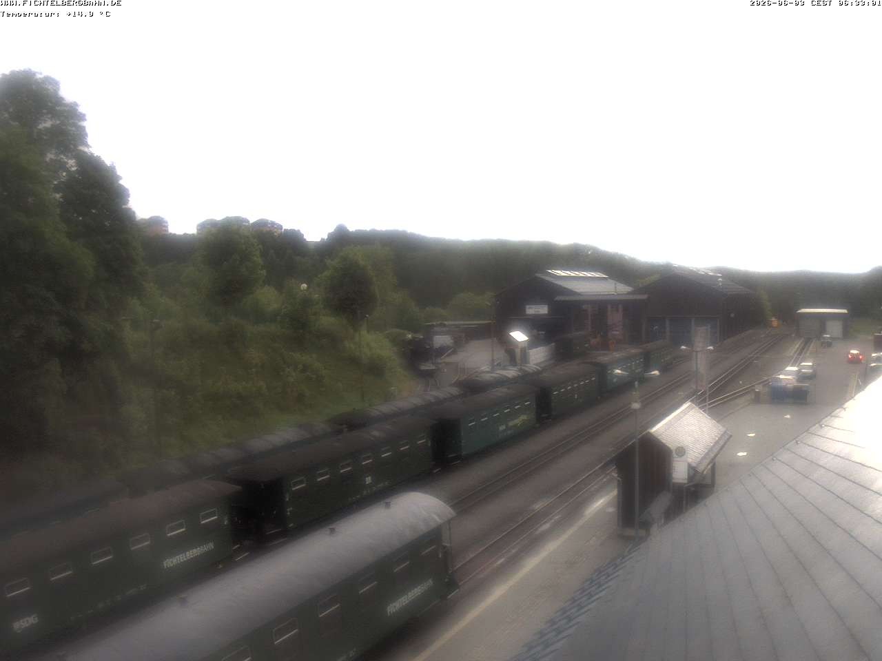 Archiv Foto Webcam Oberwiesenthal Bahnhof