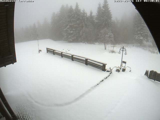 Archiv Foto Webcam Bühlertallift Hundseck - Terrasse