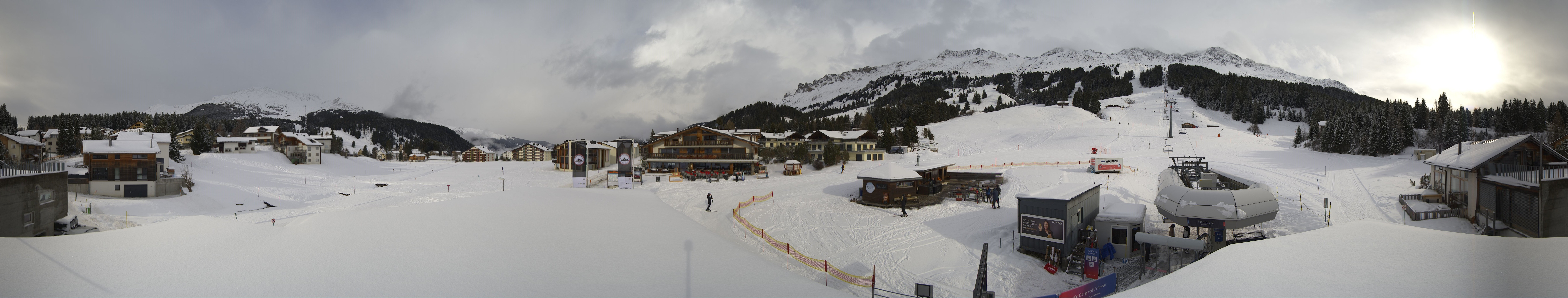 Archiv Foto Webcam Panoramablick Parpan