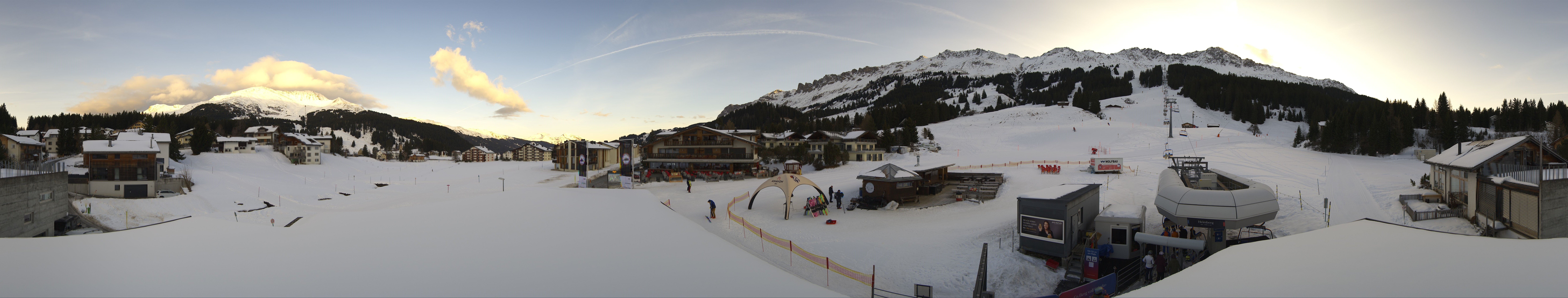 Archiv Foto Webcam Panoramablick Parpan