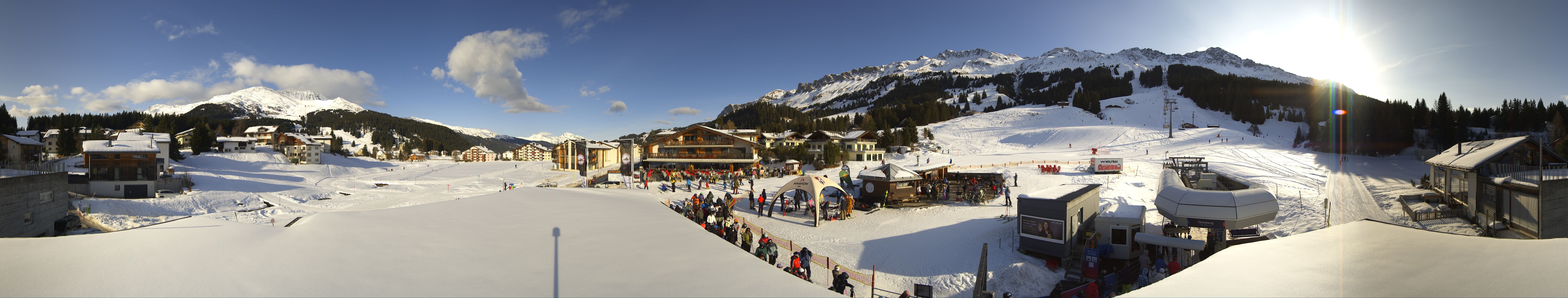 Archiv Foto Webcam Panoramablick Parpan