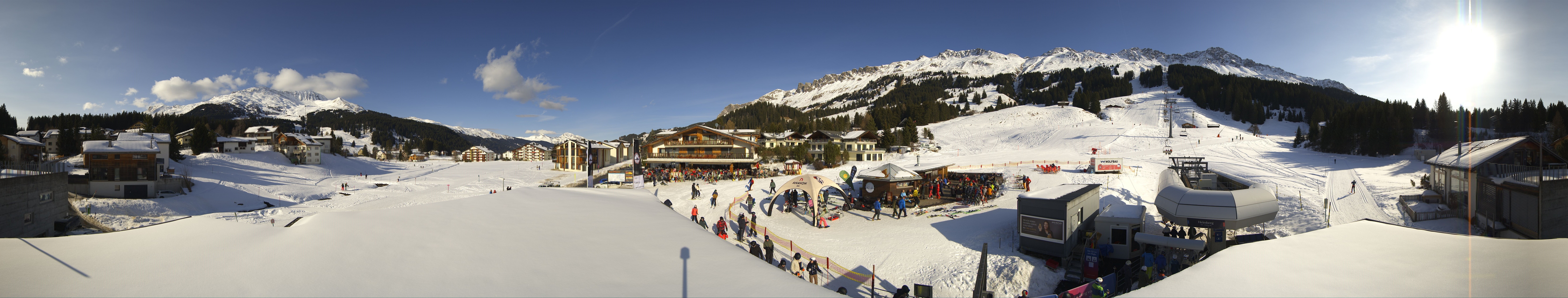 Archiv Foto Webcam Panoramablick Parpan