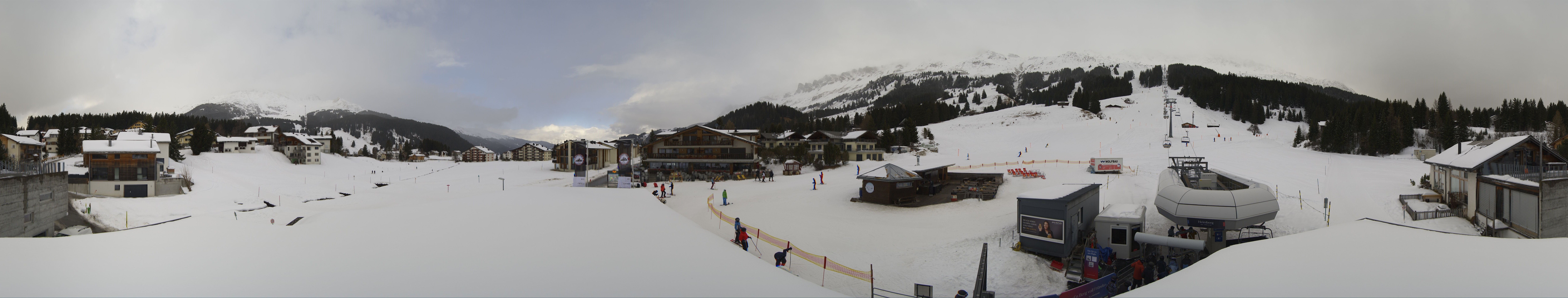 Archiv Foto Webcam Panoramablick Parpan