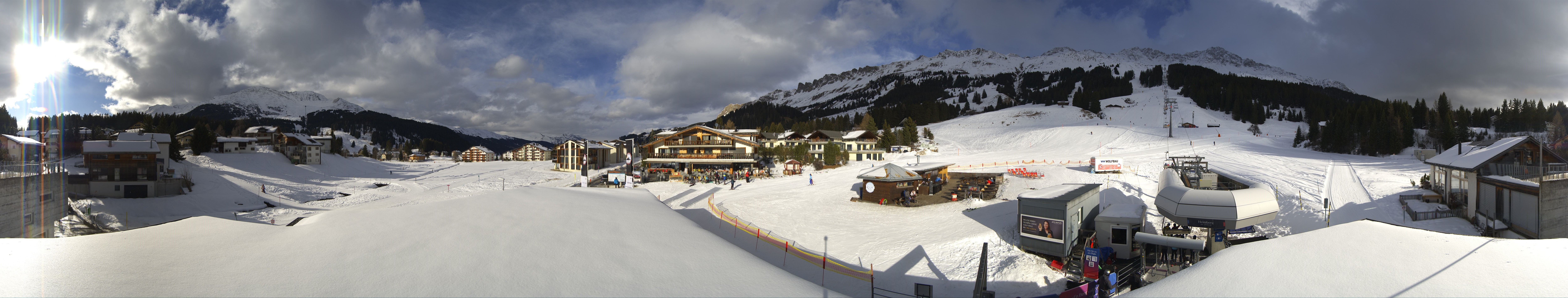 Archiv Foto Webcam Panoramablick Parpan