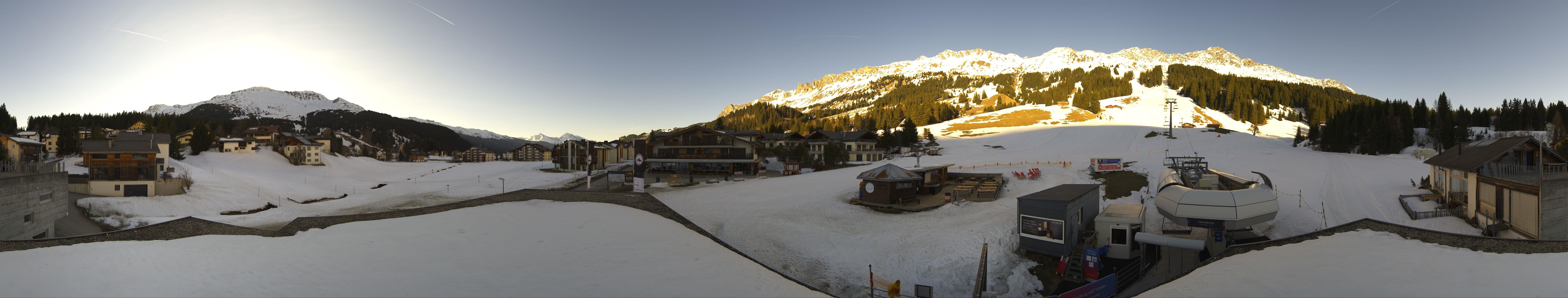 Archiv Foto Webcam Panoramablick Parpan