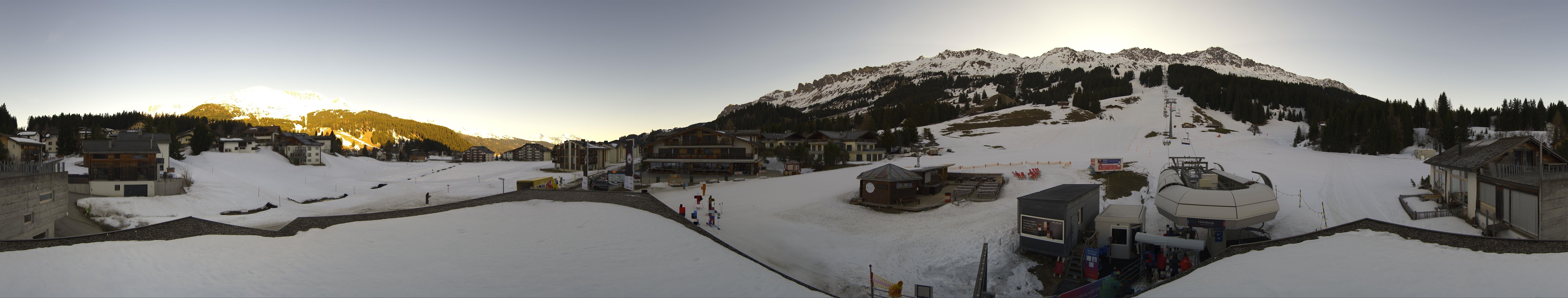 Archiv Foto Webcam Panoramablick Parpan