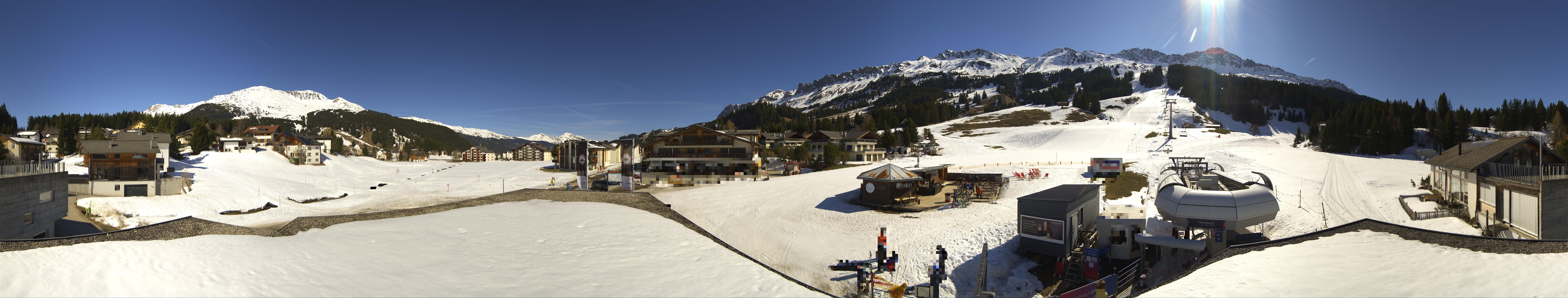 Archiv Foto Webcam Panoramablick Parpan