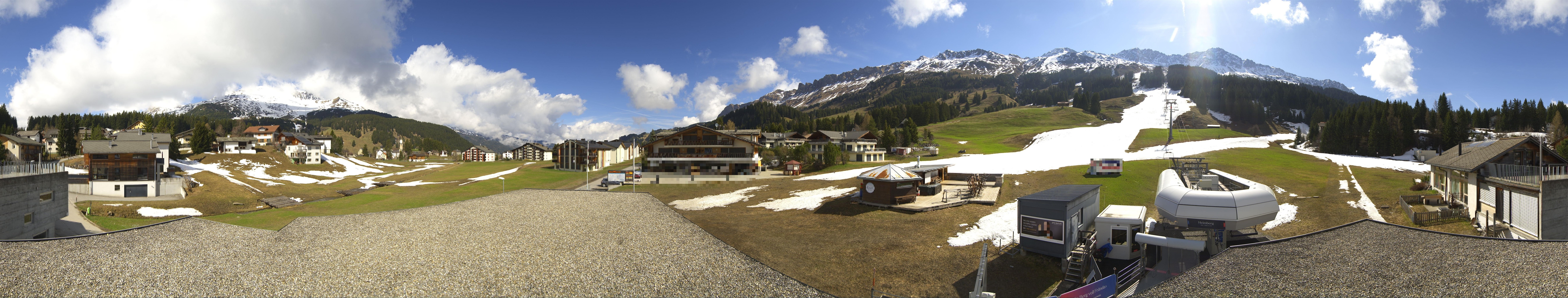 Archiv Foto Webcam Panoramablick Parpan