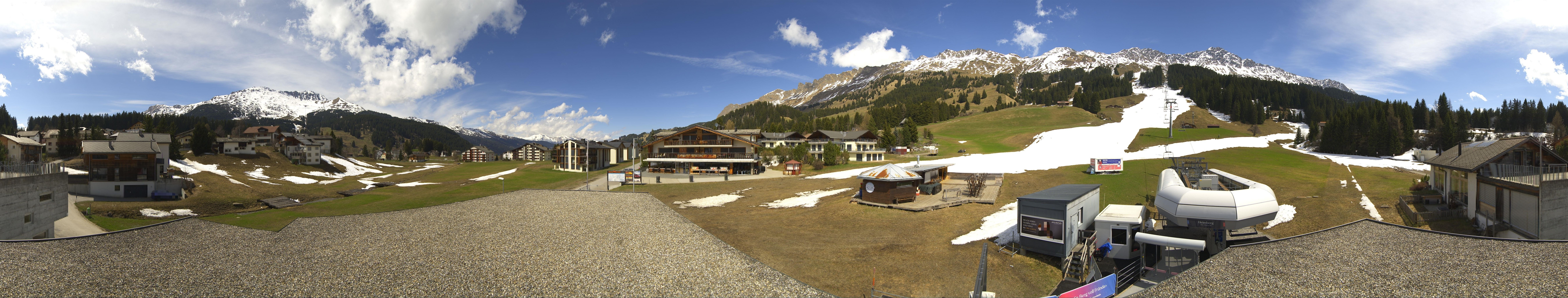 Archiv Foto Webcam Panoramablick Parpan