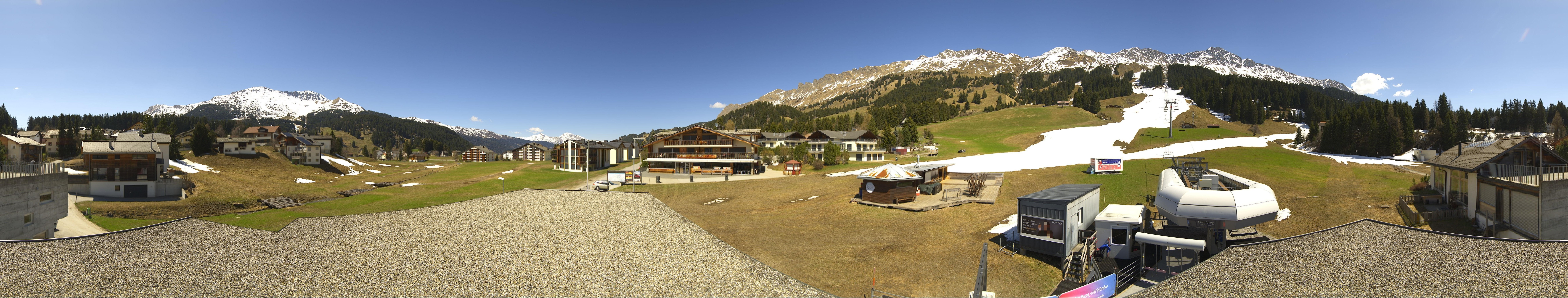 Archiv Foto Webcam Panoramablick Parpan