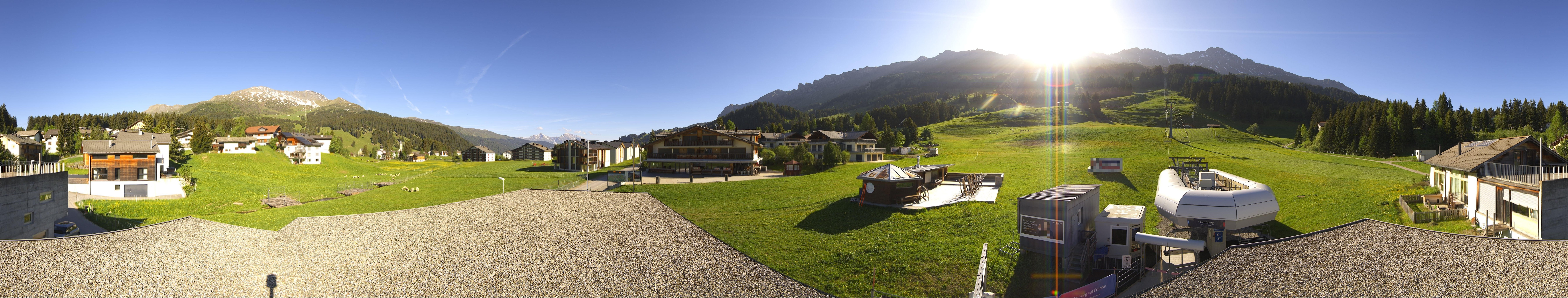 Archiv Foto Webcam Panoramablick Parpan
