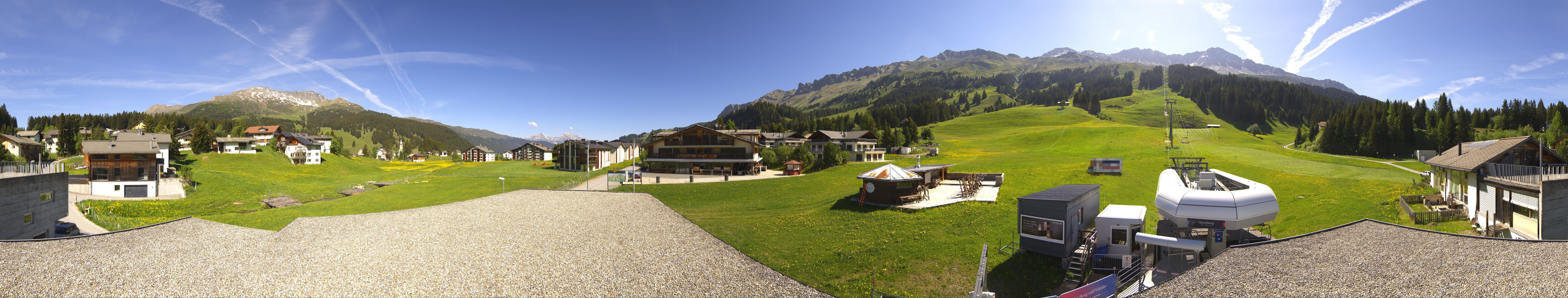 Archiv Foto Webcam Panoramablick Parpan