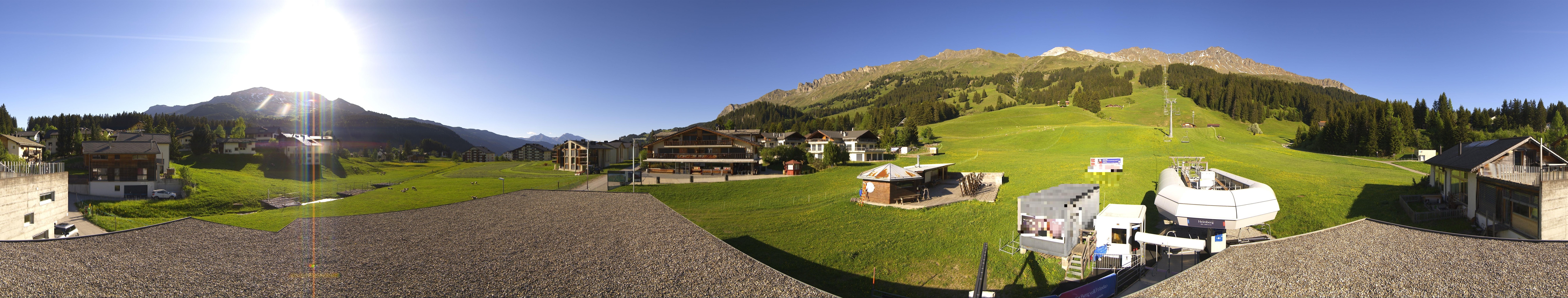 Archiv Foto Webcam Panoramablick Parpan