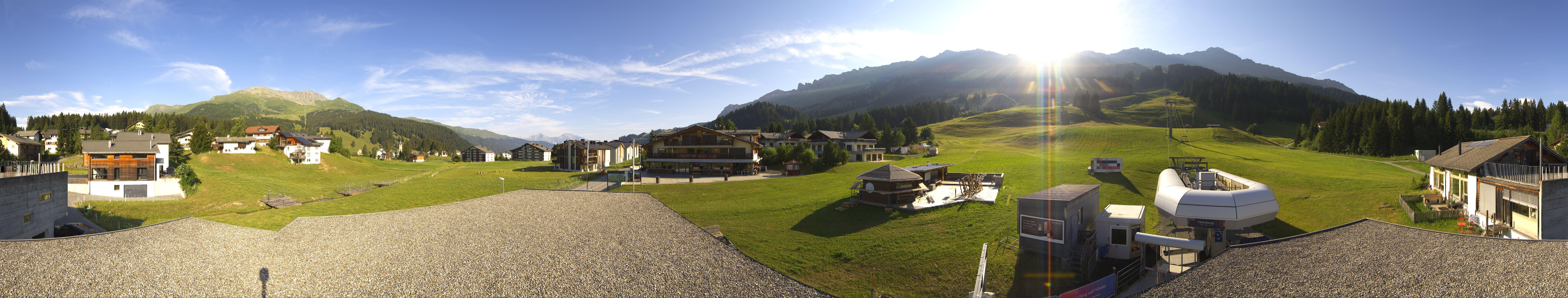 Archiv Foto Webcam Panoramablick Parpan