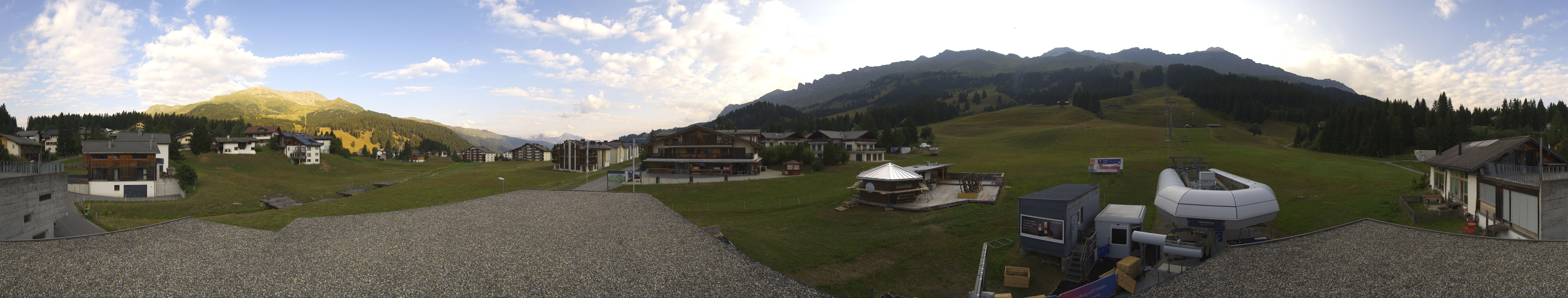 Archiv Foto Webcam Panoramablick Parpan