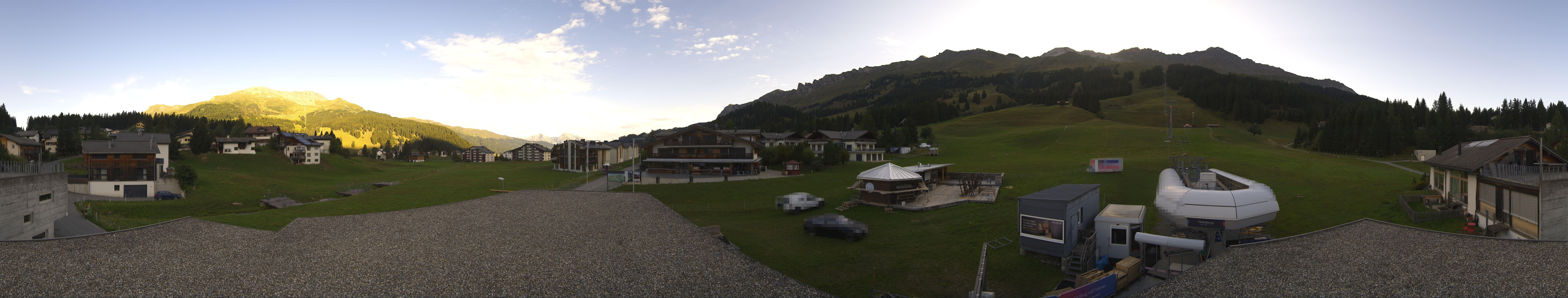 Archiv Foto Webcam Panoramablick Parpan