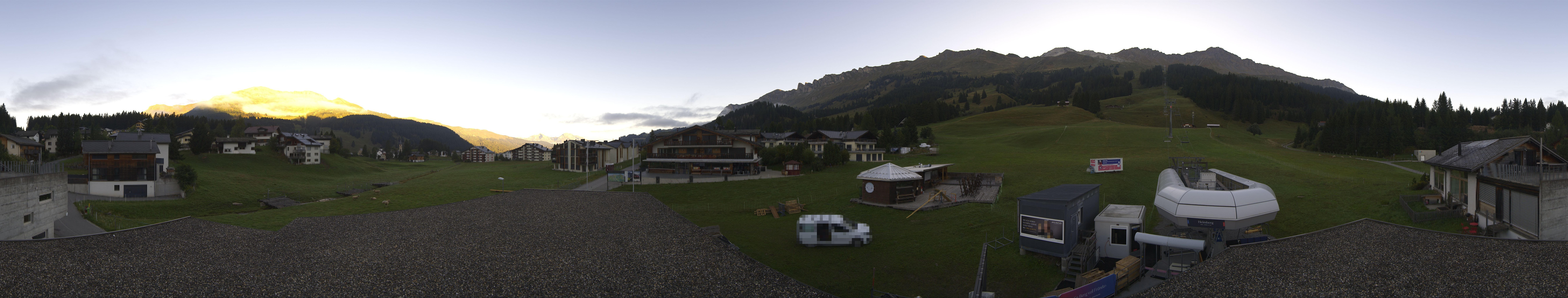 Archiv Foto Webcam Panoramablick Parpan