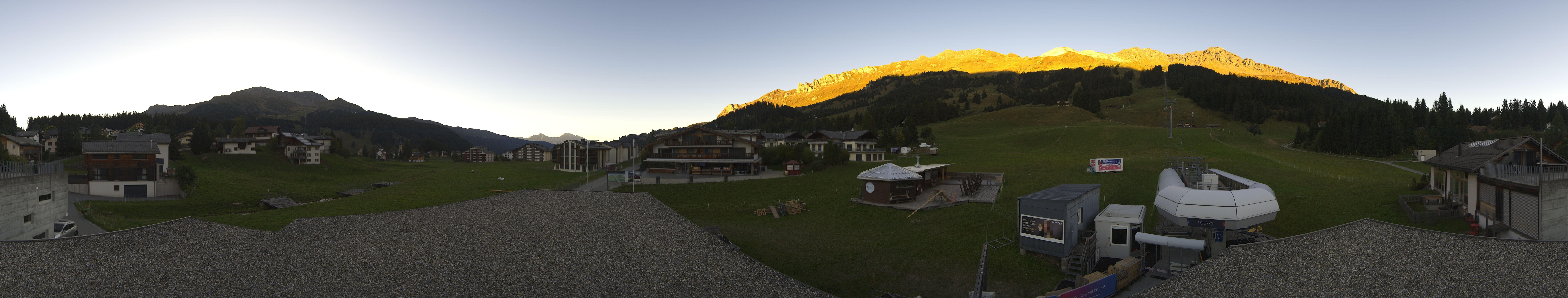Archiv Foto Webcam Panoramablick Parpan