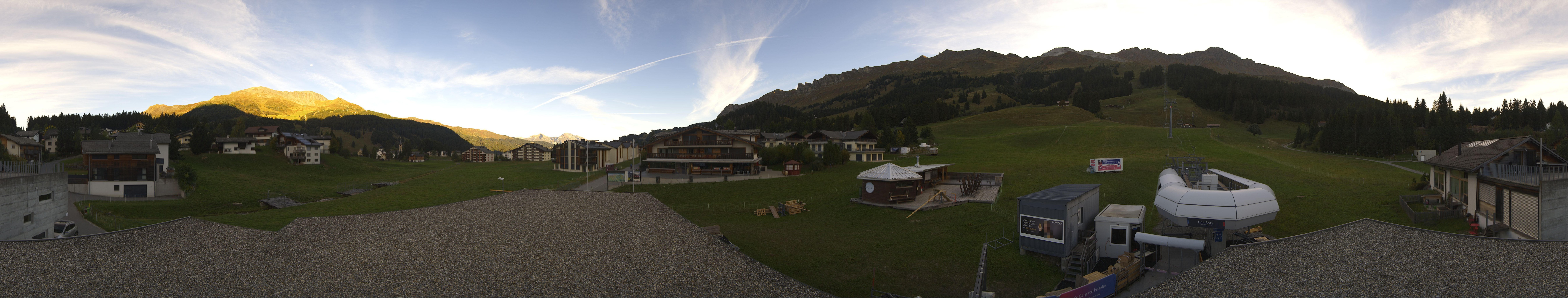Archiv Foto Webcam Panoramablick Parpan