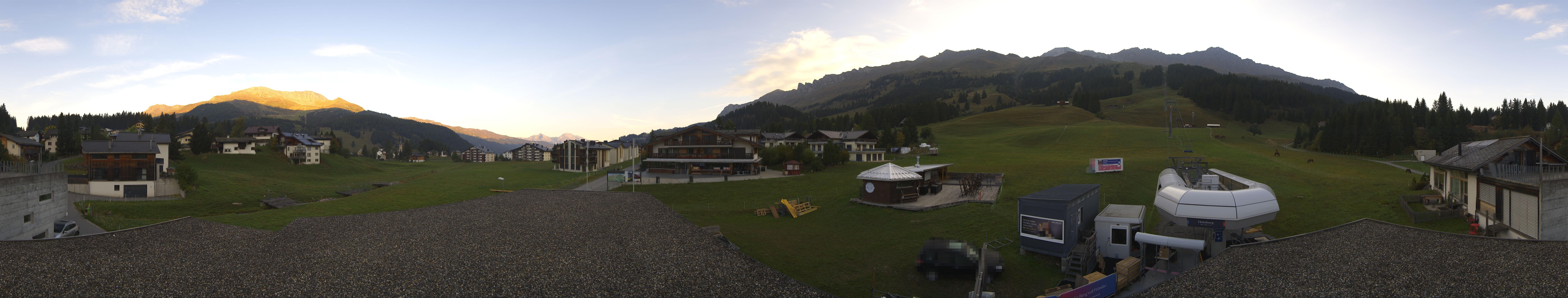 Archiv Foto Webcam Panoramablick Parpan