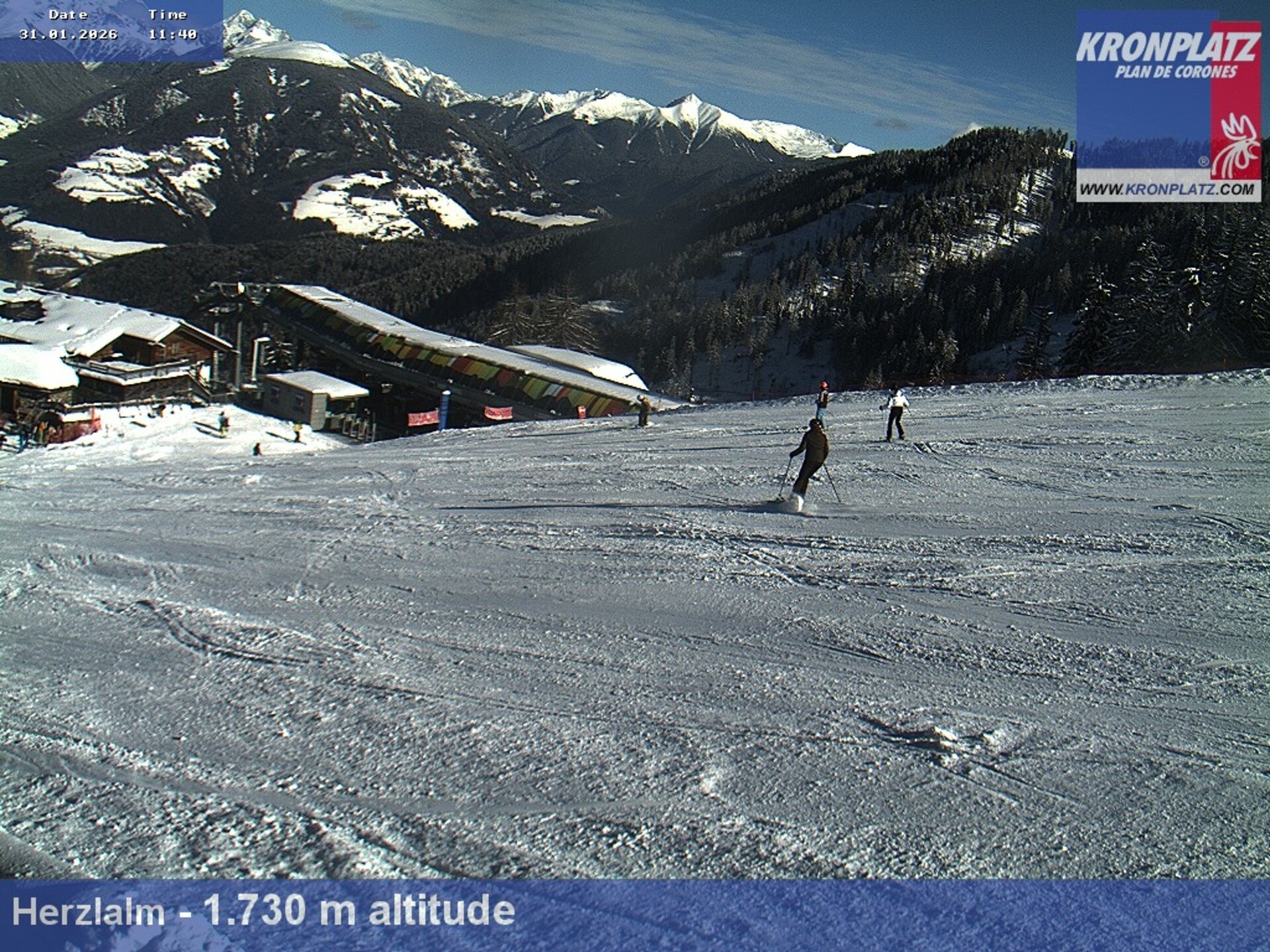 Archiv Foto Webcam Herzlalm, Kronplatz