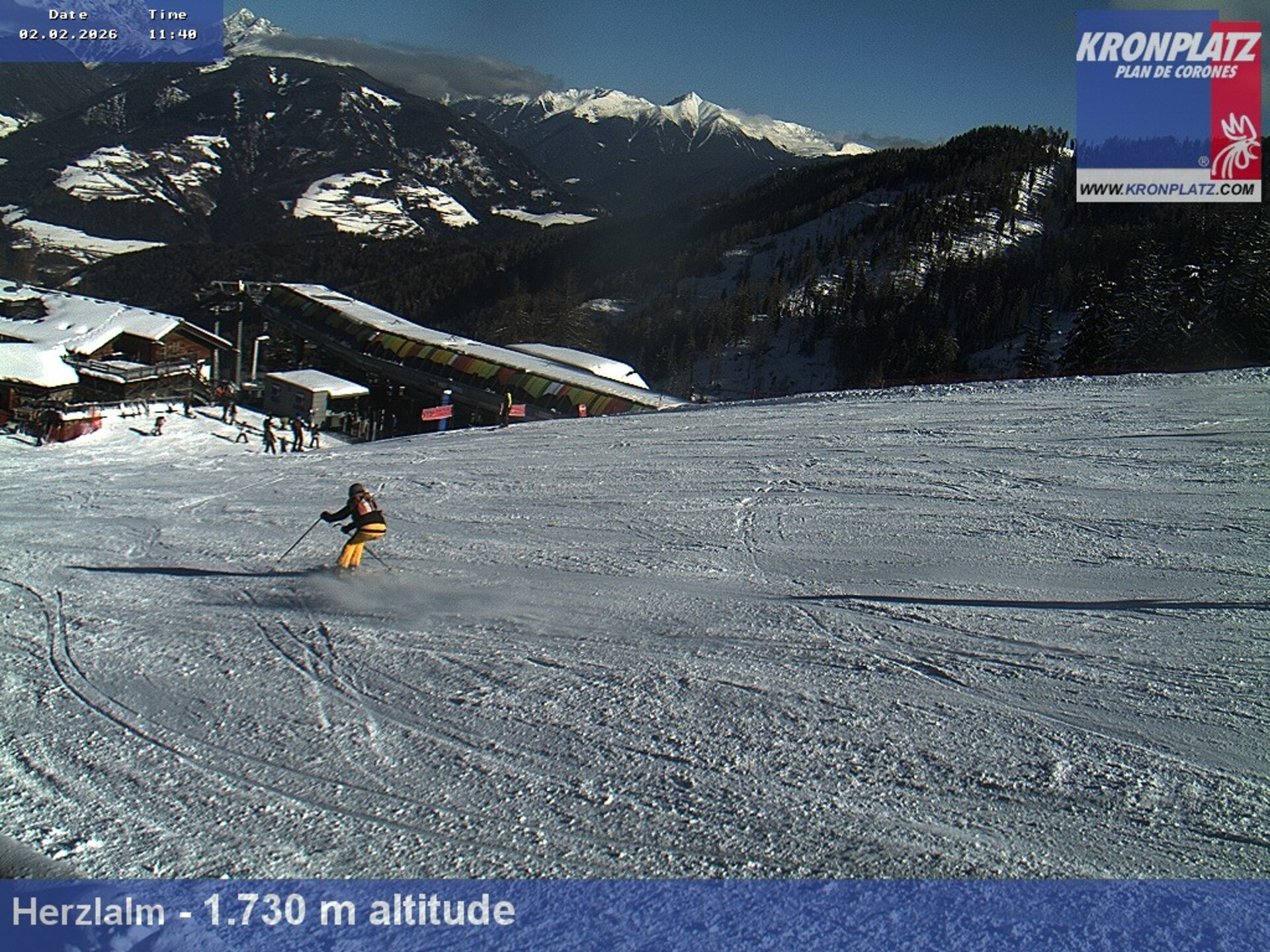 Archiv Foto Webcam Herzlalm, Kronplatz