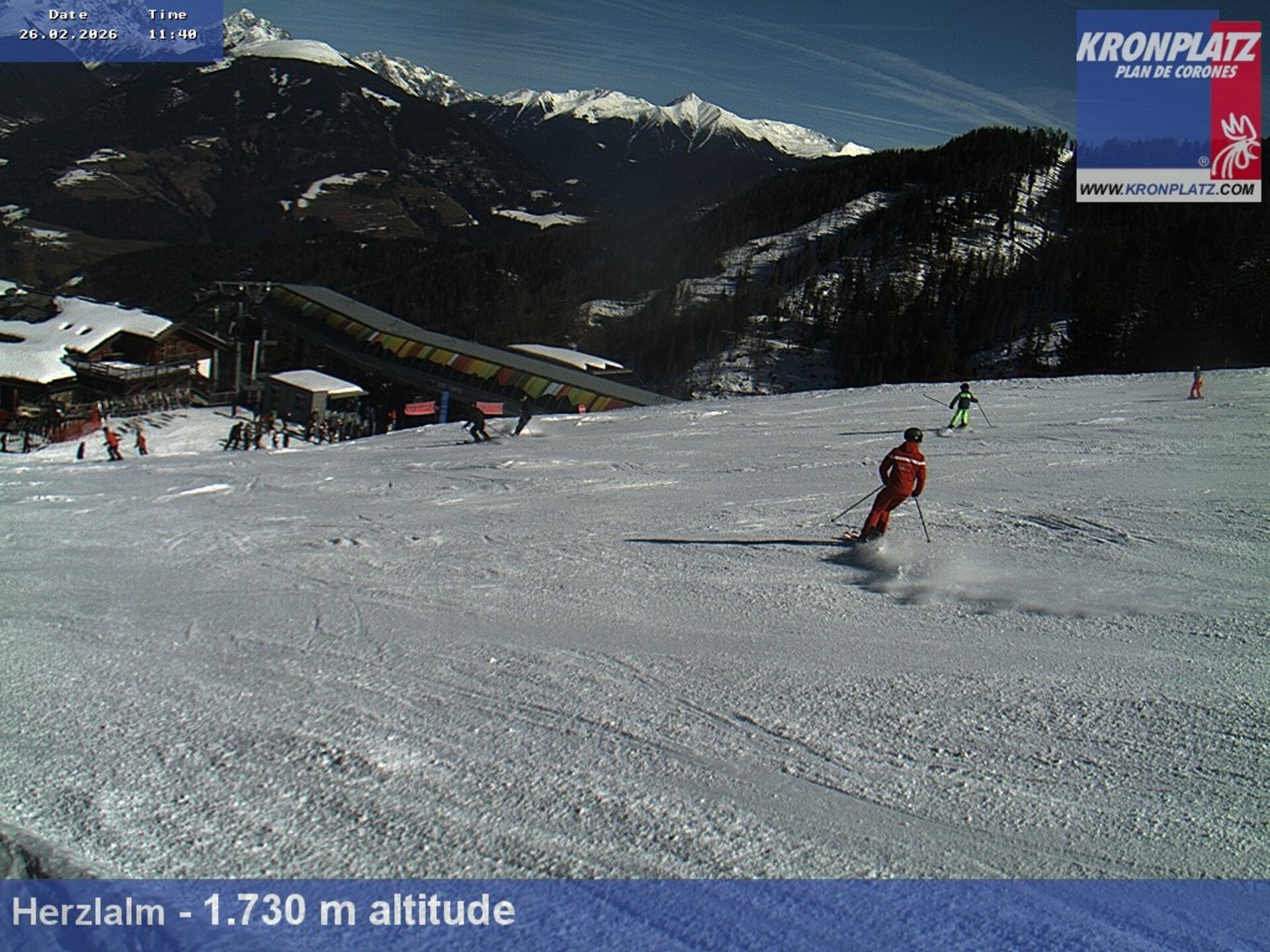 Archived image Webcam Alp Herzlalm, Plan De Corones