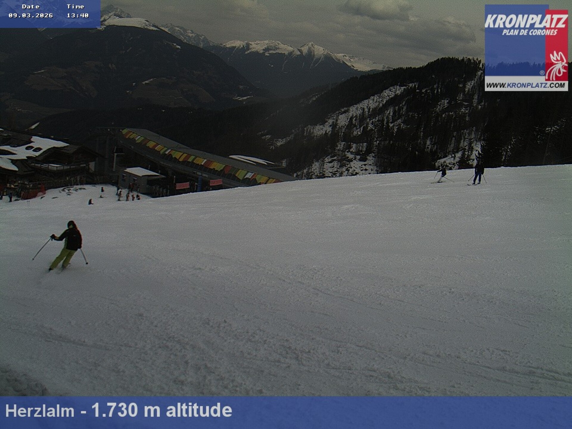 Archiv Foto Webcam Herzlalm, Kronplatz